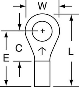 M14-10RK, Terminals C-01-210K 12-10-W 80308