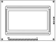 LCM-S12864GSF, LCD Graphic Display Modules &amp; Accessories InfoVue Std 128x64 STN, Transf w/bklght