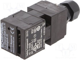 101121961, Выключатель безопасности: с ключом, AZ 17, NC x2, IP67, пластик 101121961, Выключатель безопасности: с ключом, AZ 17, NC x2, IP67, пластик