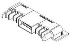 46437-3007, Power to the Board TEN60 RA PLUG ASSY 46437-3007, Power to the Board TEN60 RA PLUG ASSY