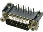 L717SDB25P1ACH4F, Conn D-Sub M 25 POS 1.38mm Solder RA Thru-Hole 25 Terminal 1 Port Tray