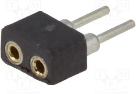 DS1002-02-2X01BT1F, Гнездо, IDC, "мама", PIN 2, 2мм, THT, 2x1, Полн.дл 7,4мм DS1002-02-2X01BT1F, Гнездо, IDC, "мама", PIN 2, 2мм, THT, 2x1, Полн.дл 7,4мм