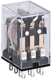285385, Промежуточное реле JZX-22F(D) 4 конт. с инд. LED 3А 24В DC