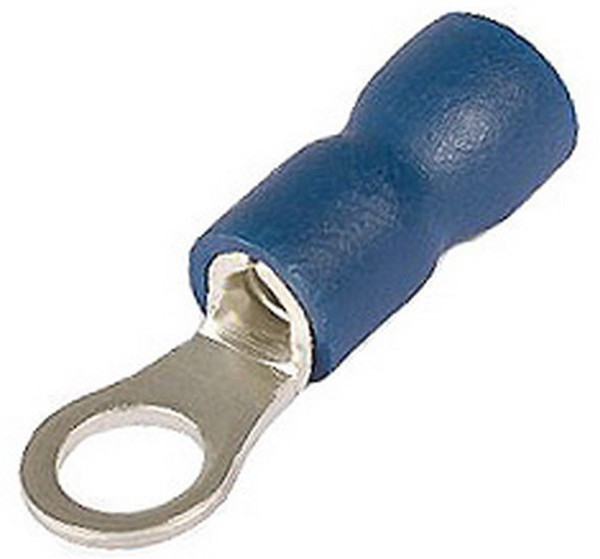 НКИ 2.5-4, Наконечник кольцевой изолированный синий 1.0-2.5 мм² НКИ 2.5-4, Наконечник кольцевой изолированный синий 1.0-2.5 мм²