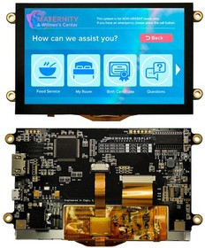 NHD-5.0-HDMI-N-RTXL-CTU, TFT Displays &amp; Accessories 5 in Standard TFT Capacitive HDMI