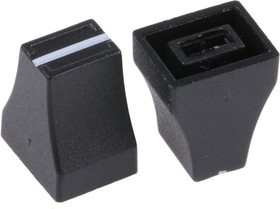 05 LK081 04, Black Potentiometer Knob, 05 LK081 04