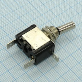 DS ASW-07D 12V 20A синий, тумблер со светодиодной синей подсветкой 12V