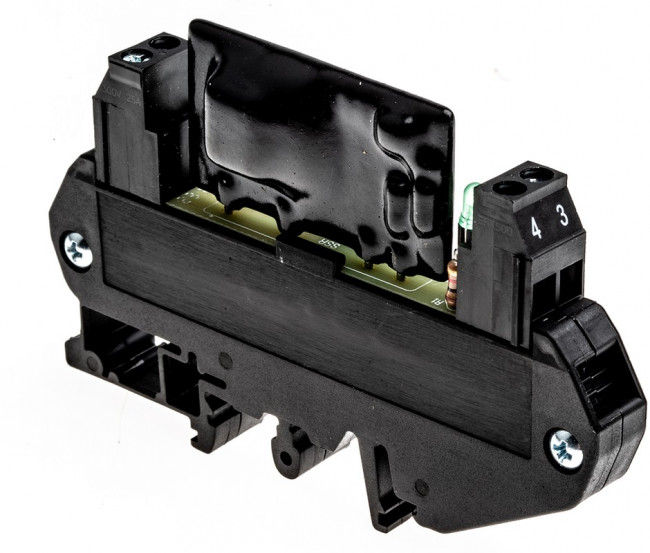 DRA1-CMX60D10, Твердотельное реле, SPST-NO, 10 А, 60 В DC, DIN-рейка, Зажимная Клетка DRA1-CMX60D10, Твердотельное реле, SPST-NO, 10 А, 60 В DC, DIN-рейка, Зажимная Клетка