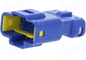 560-005-000-310, Pin &amp; Socket Connectors W TO W MALE 5P PLUG BLUE FOR 1.00-1.30
