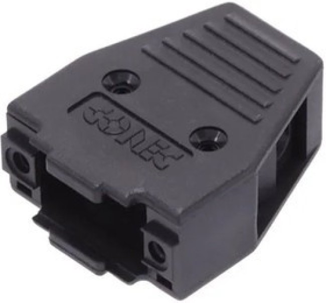 165X11279X, D-Sub Backshells DSUB PLST HD 9-50POS STR/SE JK SCR/SDE LK