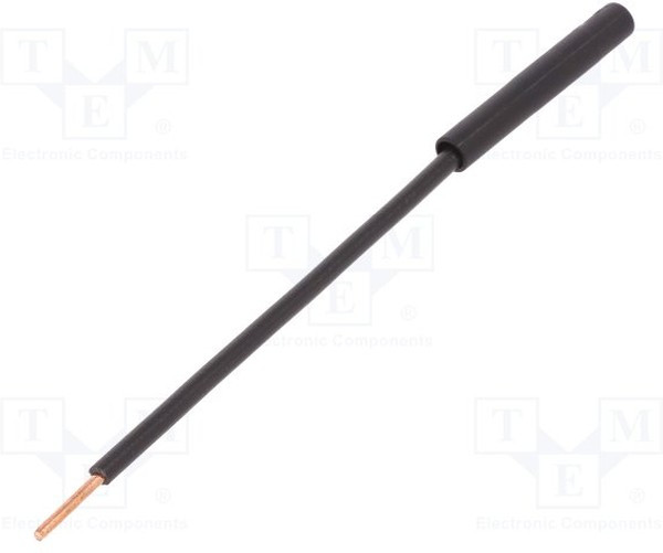 A-SLK4-R, Измерительный щуп, 32А, 1кВ, черный, Диам.конца: 1,8мм