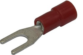 Вилочный изолированный наконечник RNE-315 с нейлоновой манжетой Красный НУ=100шт 6600315