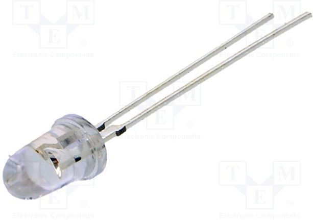 OS6YKA5201P, LED; 5mm; amber; 100000?120000mcd; 8°; Front: convex; 2.3?2.8V