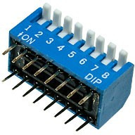 L-KLS7-DP-08-B-00, DIP переключатель 8 поз. угол 90 (аналог SWD3-8)