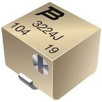 3224G-1-103E, 10 кОм подстроечный резистор 11 оборотов 3224G-1-103E, 10 кОм подстроечный резистор 11 оборотов