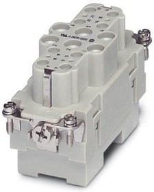 1636363, Heavy Duty Power Connectors Fem K6/12 W/6 Power 12 Control, Screw 1636363, Heavy Duty Power Connectors Fem K6/12 W/6 Power 12 Control, Screw