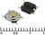 IT-1187U (5x5x1.5), Тактовая кнопка IT-1187U, 5.2x6.2x1.5 мм, OFF-(ON), SPST, 50 мА, 6 В, 100 мОм