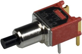 800SP9B7M6RE, Переключатель: кнопочный; Пол: 2; SPST-NO; 0,02A/20ВDC; THT; 800