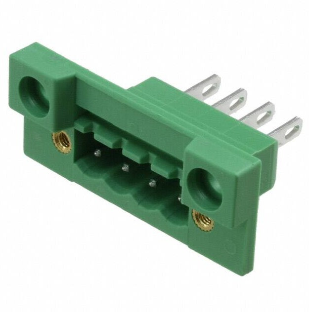 0710044, Pluggable Terminal Blocks 4 Pos 5mm pitch Feed Through Header