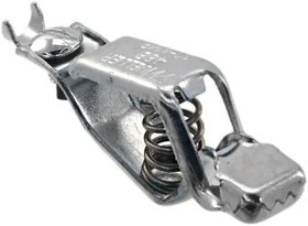 BU-48B, Crocodile Clip, Steel Contact, 10A, Natural