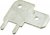 726387-2, Tab Terminal Brass Tab 16mm Tin Box
