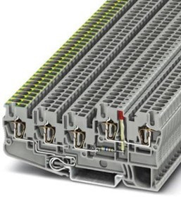 3209183, DIN Rail Terminal Blocks STIO 2.5/4-PE/2B/L-L A24GN/O-M