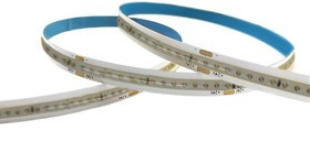 00-366, Лента светодиодная COB, синий, 24В, 14Вт/м, 512SMD/м, 1200Лм/м, IP20, 10мм, 1м