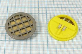 Излучатель звука пьезоэлектрический без генератора 37x 9мм, 1~15В, 4.2 кГц, ПВА-1 на импортном пьезо