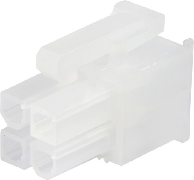 0039012040, Корпус розетки Mini-Fit Jr.™, двухрядный, UL 94V-2, 4 цепи