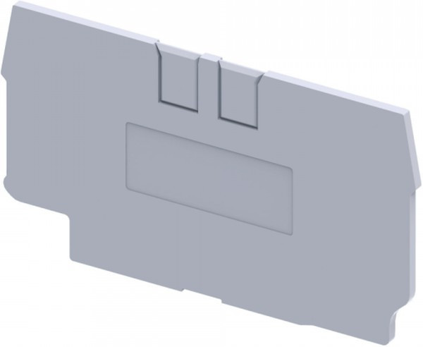 289725, Крышка концевая для клеммы проходной OptiClip EPCX6-серый