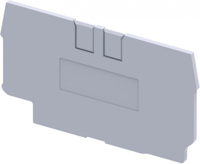 289725, Крышка концевая для клеммы проходной OptiClip EPCX6-серый