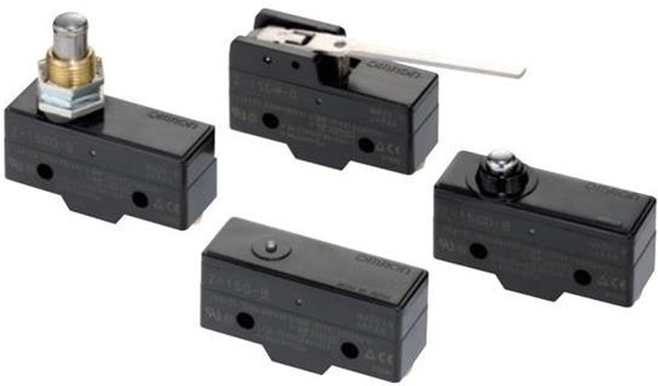 Z15GQ21, Basic Switch, 1CO, Panel Mount Cross Roller Plunger