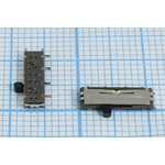 Переключатель движковый 10,5x 3,0h1,5, 4C+4C(GND), SP3T, SMD