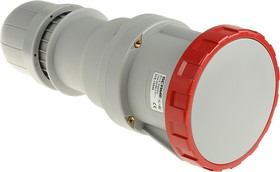 Разъем пром. силовой CEE кабельный, гнездо, 125A, 3P+E 6h, 380_415VAC 50/60Hz, IP66/IP67/IP69, серия OPTIMA