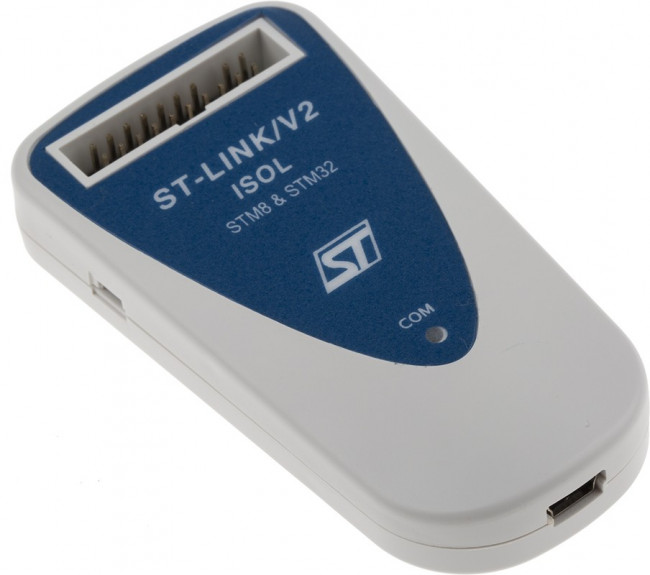 ST-LINK/V2-ISOL, Внутрисхемный программатор/отладчик JTAG для мк STM8 и STM32 с цифровой изоляцией ST-LINK/V2-ISOL, Внутрисхемный программатор/отладчик JTAG для мк STM8 и STM32 с цифровой изоляцией