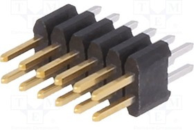 20021111-00012T4LF, Штыревая планка; штыревой; Minitek127; "папа"; PIN: 12; прямой