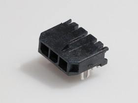 0436500310, Conn Wire to Board HDR 3Power POS 3mm Solder RA Side Entry SMD Micro-Fit 3.0 Tube