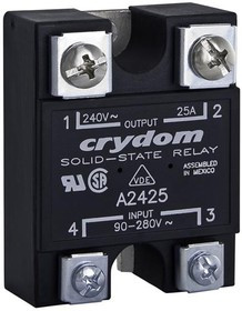 D1210-B, Solid State Relays - Industrial Mount PM IP00 140VAC/10A , 3-32VDC In,ZC,NC