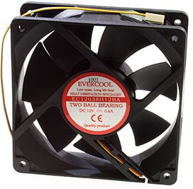 EC12038H12BA, (120*120*38 12V 3pin)