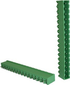 Разъём KLR2GVC-5.08-16P 16P/15A/300V/ 5.08mm/Зелёный (НУ=50шт)