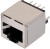 615008140421, Модульный разъем, Cat5, Modular Jack, 1 x 1 (Port), 8P8C, Cat5, Монтаж в Сквозное Отверстие