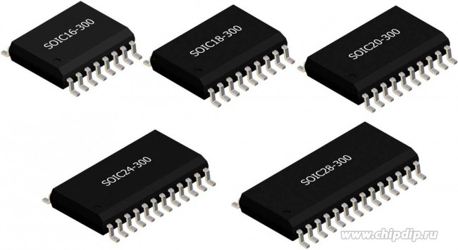 DIP-SOIC 16/18/20/24/28 pin 300 mil, Адаптер для программирования микросхем (=AE-SC18/28U, TSU-D28/SO28-300)