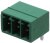 1844223, Pluggable Terminal Blocks 3 Pos 3.5mm pitch Through Hole Header