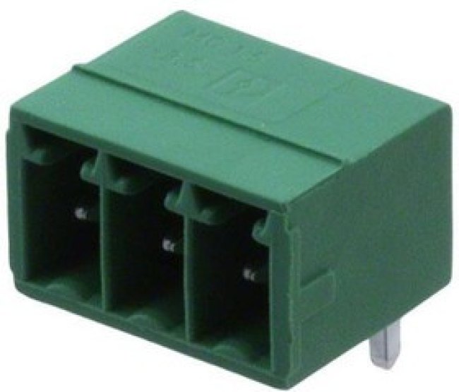 1844223, Pluggable Terminal Blocks 3 Pos 3.5mm pitch Through Hole Header