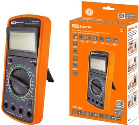 Мультиметр цифровой ударо- пыле- защищенный серия "МастерЭлектрик", DT9205A TDM