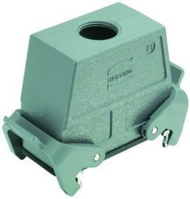 19300160736, Heavy Duty Power Connectors 16B CBL TO CBL M25 METAL 2 LEVERS