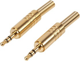 PSG02542, Телефонный аудио разъем, 3 контакт(-ов), Штекер, 3.5 мм