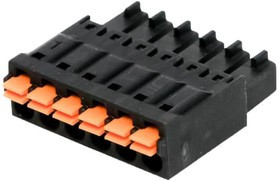 1756913, Pluggable Terminal Blocks 6 Pos 5mm pitch Through Hole Header