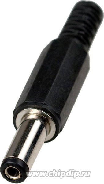 3-221, Разъем питания штекер 5.5x2.1x14мм пластик на кабель