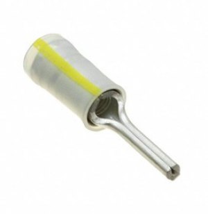 1958193-1, PIDG Pin Terminal 10-12AWG Copper Natural/Yellow Stripe PIN 29.16mm Tin Loose 1958193-1, PIDG Pin Terminal 10-12AWG Copper Natural/Yellow Stripe PIN 29.16mm Tin Loose